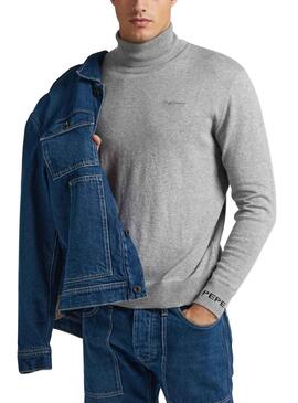 Pullover Pepe Jeans Andre Schildkröte Grau für Herren