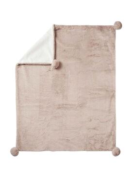 Decke Mayoral Pom Pom Beige für Baby