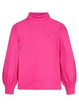 Blusa Tommy Hilfiger unregelmäßiges Rosa für Mädchen