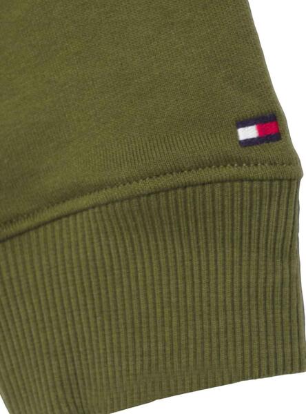 Mädchen Grün Junge Hilfiger Essential Sweatshirt Tommy