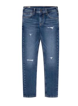 Hose Jeans Pepe Jeans Finly Blau für Junge