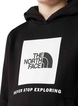 Sweatshirt The North Face Teens Box Schwarz Junge Mädchen