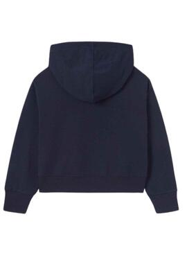 Sweatshirt Mayoral Kapuze Marineblau für Mädchen