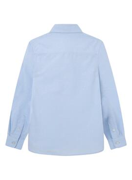 Hemd Pepe Jeans Divoll Oxford Blau für Junge