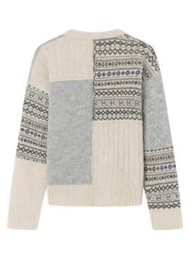 Pullover Pepe Jeans Viri Patchwork Jacquard Mädchen