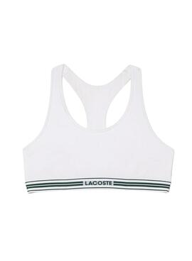 Bralette Lacoste Heritage Weiss für Damen