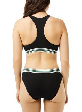 Bralette Lacoste Heritage Schwarz für Damen