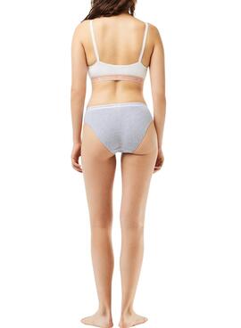 Pack 3 Lacoste Culotte-Höschen Grau für Damen