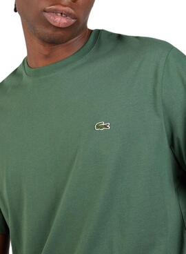 T-Shirt Lacoste Logo Tee Grün Herren Damen