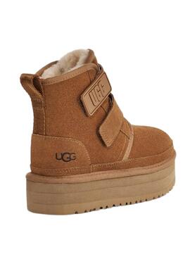 Stiefelettes UGG K Neumel Platform Braun für Mädchen