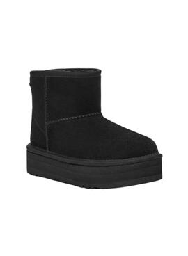 Stiefelettes UGG Classic Mini Platform Schwarz für Mädchen