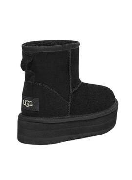 Stiefelettes UGG Classic Mini Platform Schwarz für Mädchen