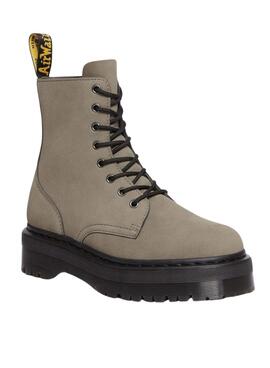 Stiefelettes Dr Martens Jadon Nickel Grau für Damen