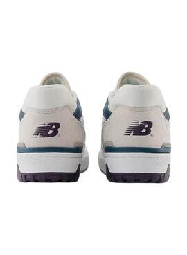 Sneakers New Balance BB550 Weiss Grün Damen