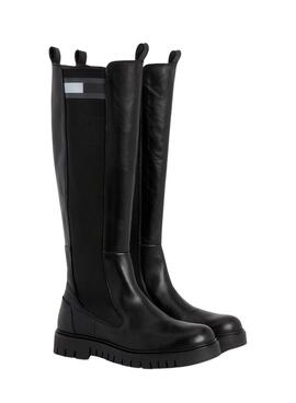 Stiefelettes Tommy Hilfiger High Schaft Schwarz für Damen