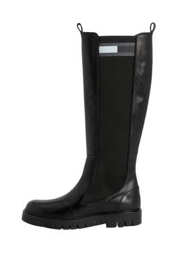 Stiefelettes Tommy Hilfiger High Schaft Schwarz für Damen