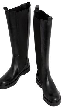 Stiefelettes Tommy Hilfiger High Schaft Schwarz für Damen