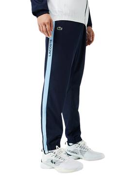 Trainingsanzug Lacoste Tennis Farbe Block Marineblau Herren