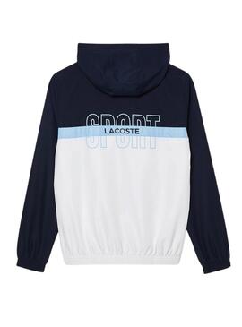 Trainingsanzug Lacoste Tennis Farbe Block Marineblau Herren