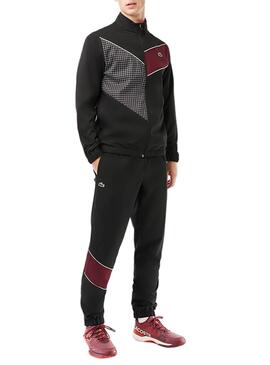 Trainingsanzug Lacoste SportAnzug Schwarz für Herren