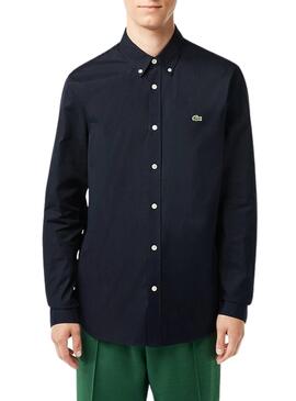 Hemd Lacoste Casual Regular fit Marineblau Herren