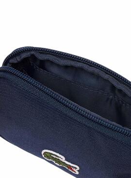 Monedero Lacoste Zip Wallet Marineblau für Damen