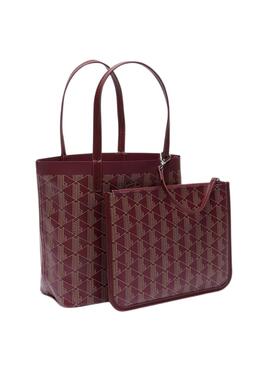 Handtasche Lacoste Zely Shopping Bag Bordeaux Damen