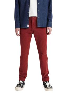 Hose Chino Levis Standard Rot für Herren