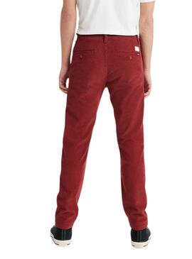 Hose Chino Levis Standard Rot für Herren