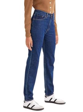 Hose Jeans Levis 80S Mom Jeans Blau Damen