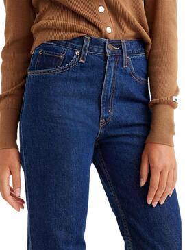 Hose Jeans Levis 80S Mom Jeans Blau Damen