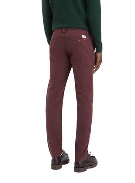 Hose Chino Levis Slim Bordeaux für Herren