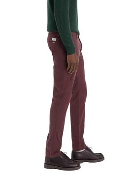 Hose Chino Levis Slim Bordeaux für Herren