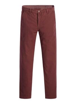 Hose Chino Levis Slim Bordeaux für Herren