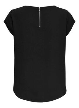 T-Shirt Only Vic Solid Schwarz für Damen