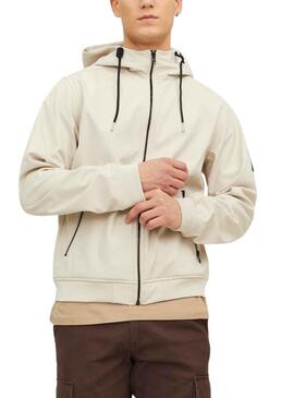 Jacke Jack & Jones Softshell Beige Herren