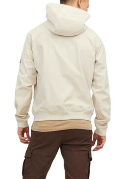 Jacke Jack & Jones Softshell Beige Herren