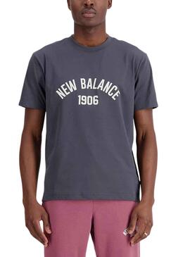 T-Shirt New Balance Essvartee Grau für Herren