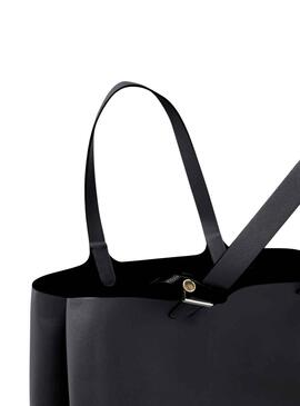 Tasche Pieces Kopa Shopper Schwarz für Damen