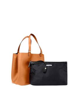 Tasche Pieces Kopa Shopper Braun für Damen