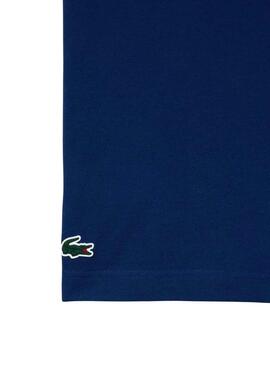 T-Shirt Lacoste Sport Knitted Blau für Herren