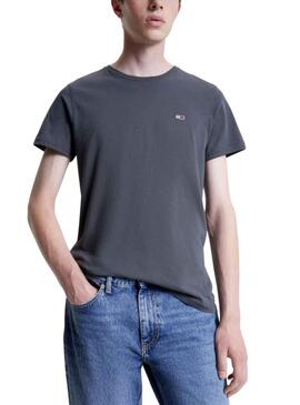 Pack 2 T-Shirts Tommy Jeans Slim Grau für Herren