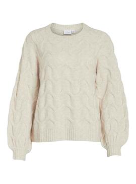 Pullover Vila Viella New Beige für Damen