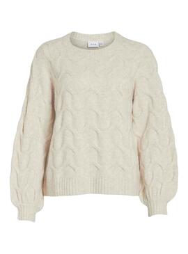 Pullover Vila Viella New Beige für Damen