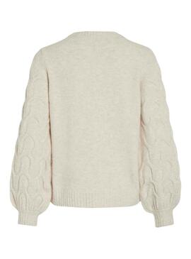 Pullover Vila Viella New Beige für Damen