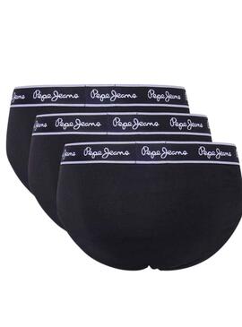 Pack 3 Slips Pepe Jeans Schwarz für Herren