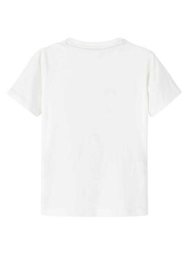 T-Shirt Name It Nadiza Weiss für Junge