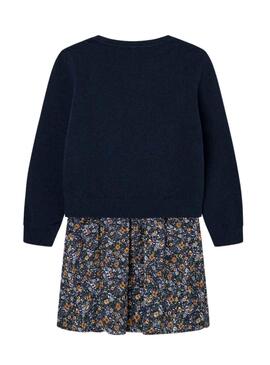 Kleid Pepe Jeans Tessa Marineblau für Mädchen