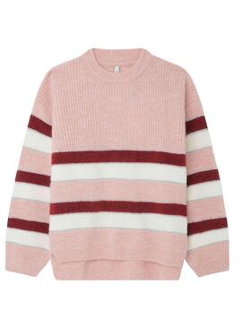 Pullover Pepe Jeans Valere Rosa für Mädchen