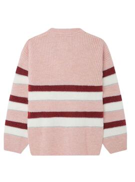 Pullover Pepe Jeans Valere Rosa für Mädchen